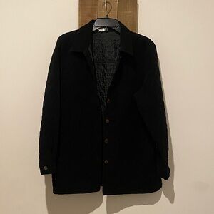 Talbots Charcoal Quilted Jacket